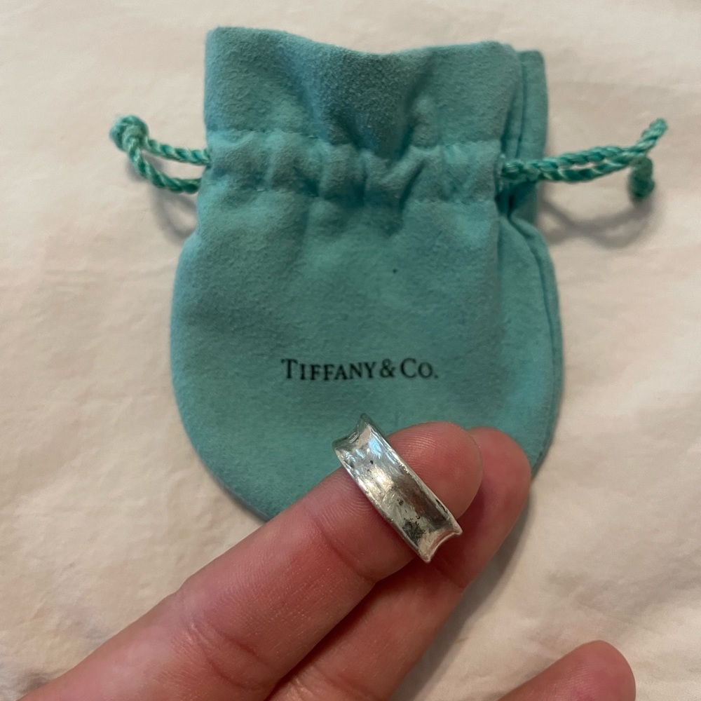 Tiffany & Co silver 1837 ring